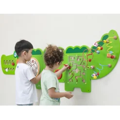 VIGA TOYS - Crocodile mural multi-fonctions