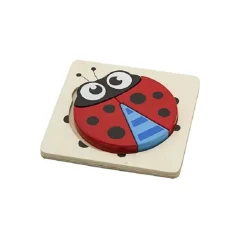 VIGA TOYS - Mini puzzle coccinelle