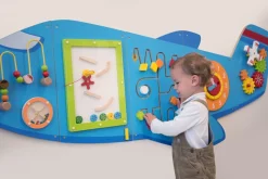 VIGA TOYS - Panneau d'activités mural avion