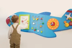 VIGA TOYS - Panneau d'activités mural avion