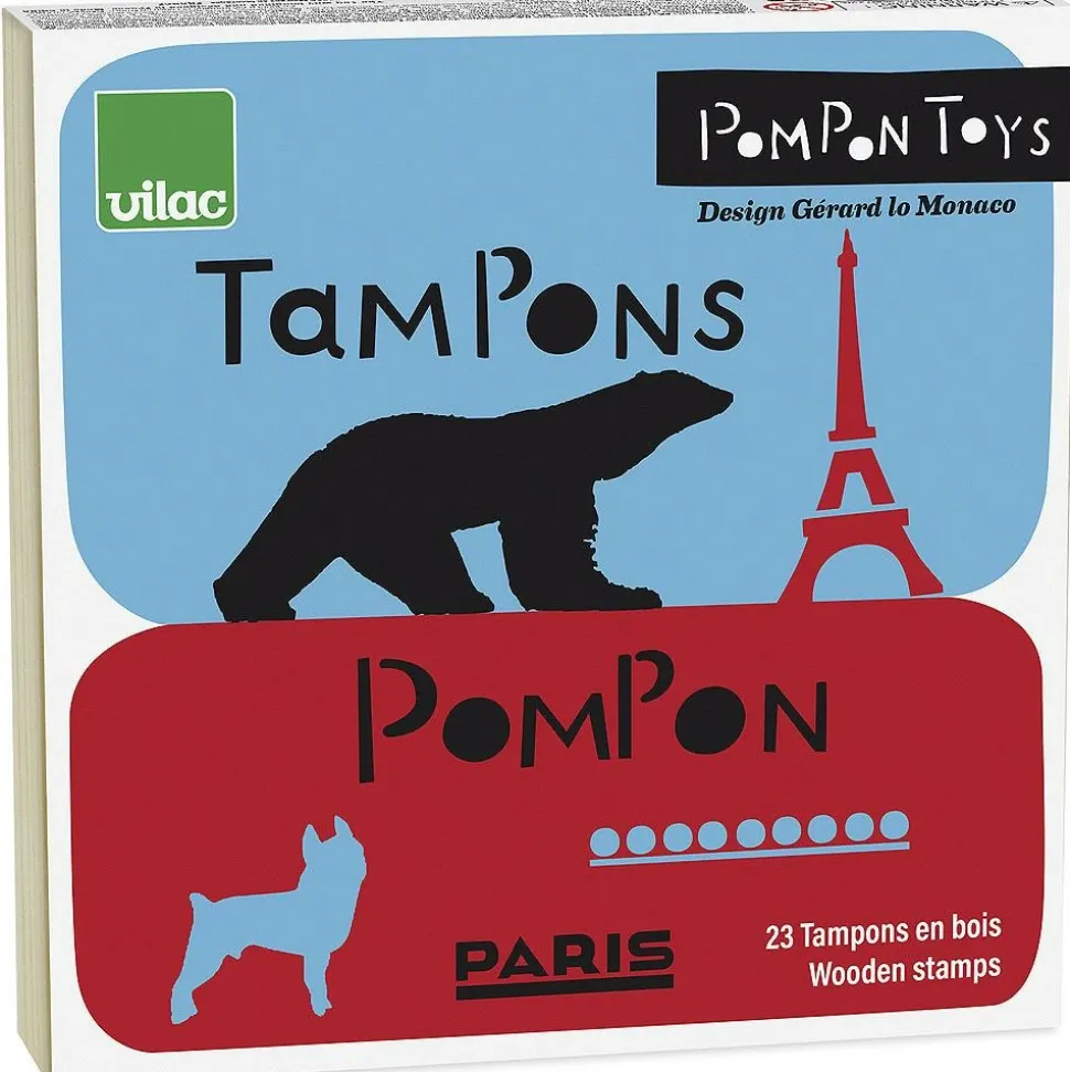 VILAC - Coffret tampons pompon