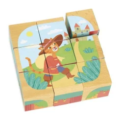 VILAC - Cubes en bois - les contes
