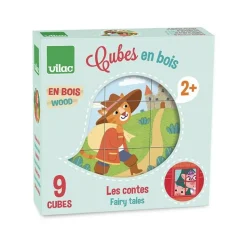 VILAC - Cubes en bois - les contes