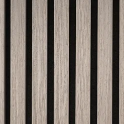 WALLART - Panneaux muraux acoustiques aku chêne gris 4 pcs