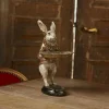 WERNER VOSS - Figurine lapin valet blanc résine 17x15x28cm