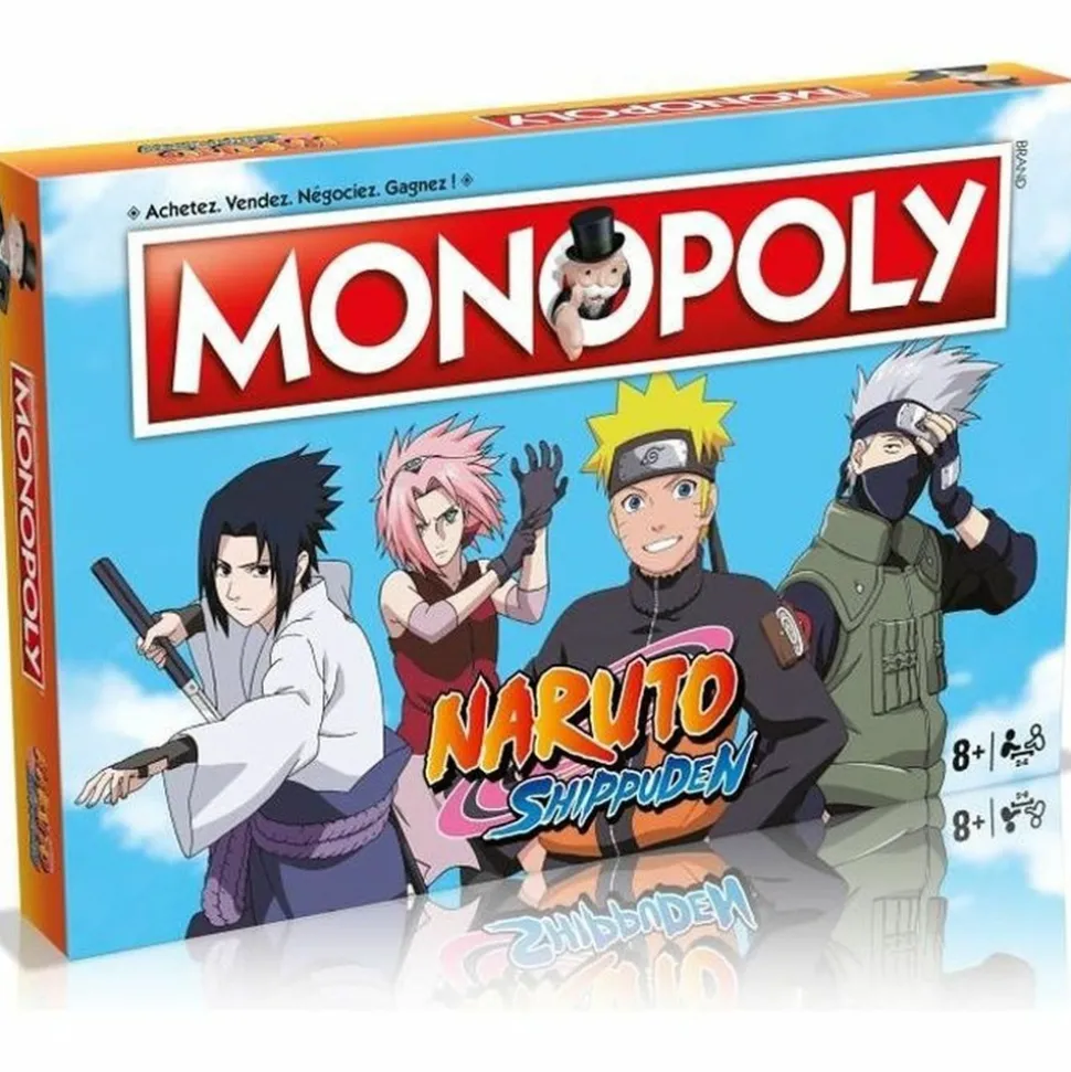 WINNING MOVES - Jeu de plateau monopoly naruto
