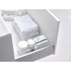 YAMAZAKI - Set de 2 rangements empilables tower 24 x 8 x 3,7 cm