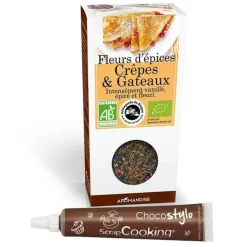 YOUDOIT - Fleurs d'épices crêpes et gâteaux + stylo chocolat