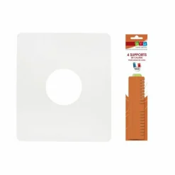 YOUDOIT - Support pour moule en latex ø 8 cm + 4 supports de calage