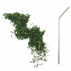 YOUDOIT - Thé vert gyokuro 50 g + 4 pailles en inox